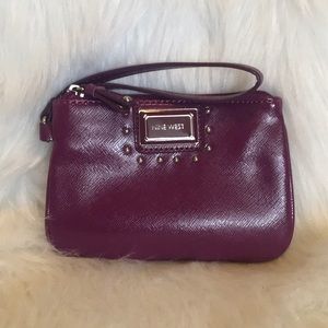 Nine West Purple wristlet